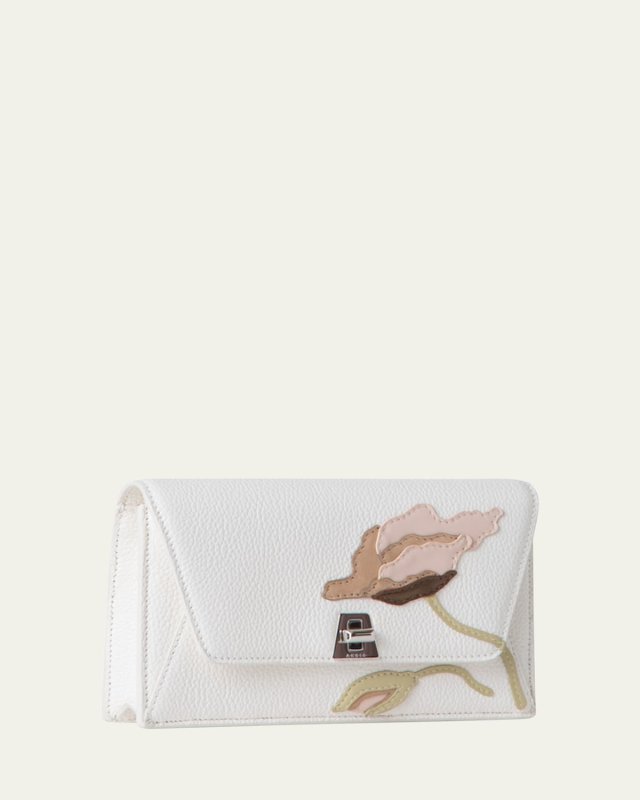 Anouk Envelope Flap Flower Leather Shoulder Bag